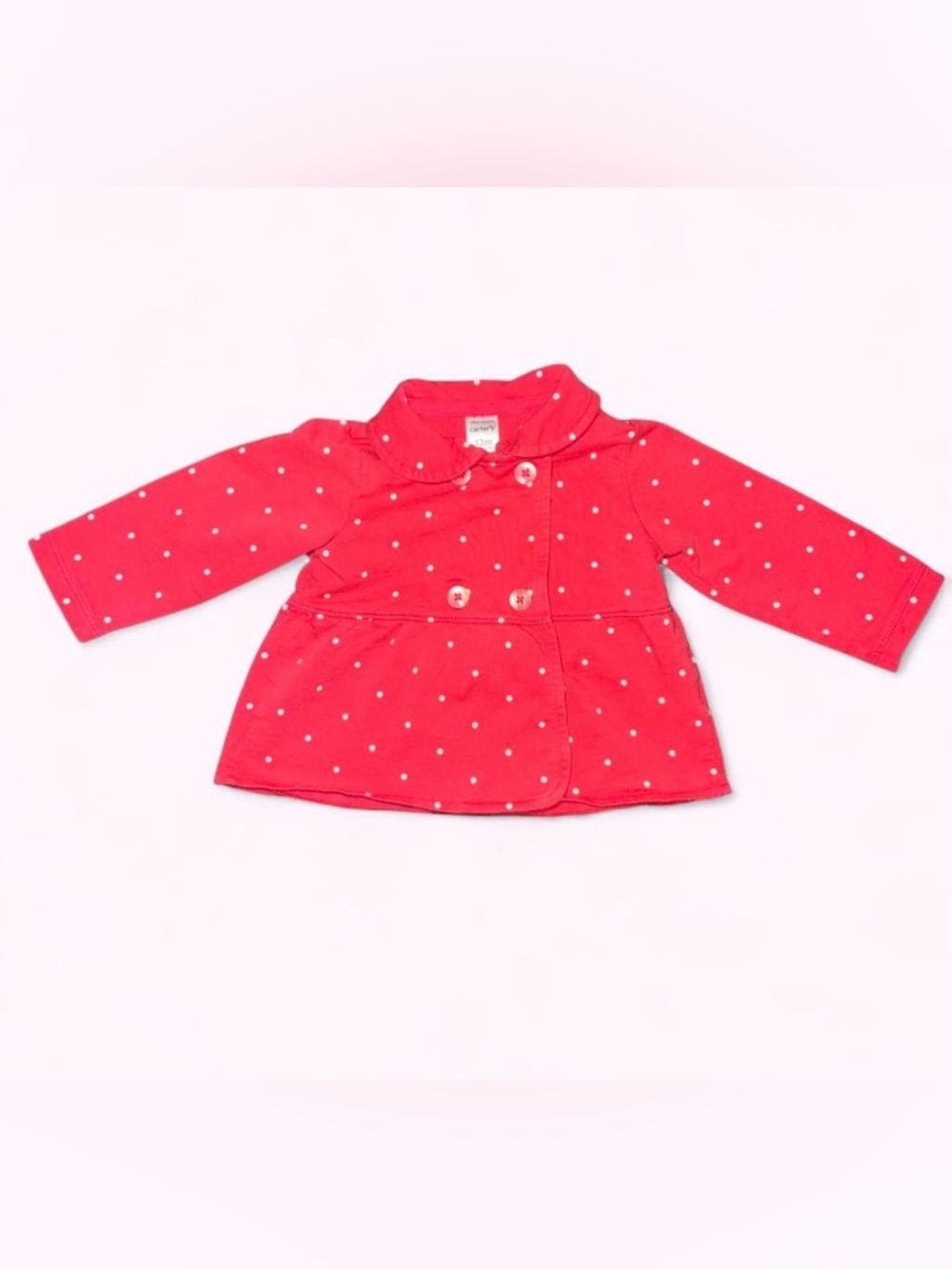 Carter's Red Polka Dot Pea Coat